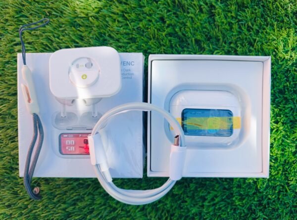 ANC/ENC Smart LED Display Earbuds + free Headphone